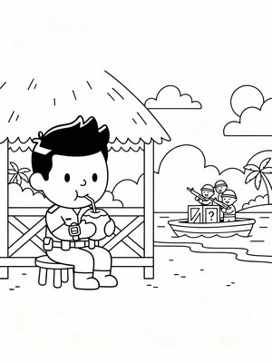 Preschool Simple - B&W