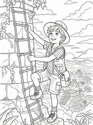 Classic Coloring Book - B&W