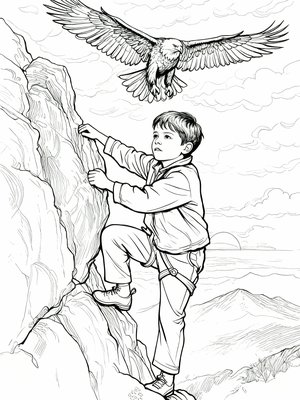 Impressionist Painting - B&W