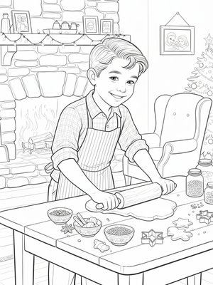 Vintage Storybook - B&W