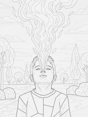 Cubist Painting - B&W