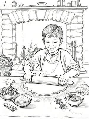 Impressionist Painting - B&W