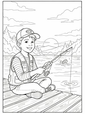 Classic Coloring Book - B&W