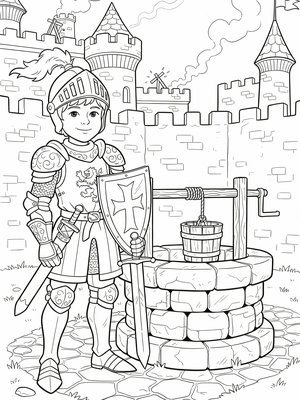 Classic Coloring Book - B&W