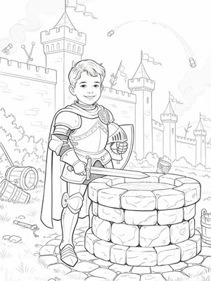 Vintage Storybook - B&W