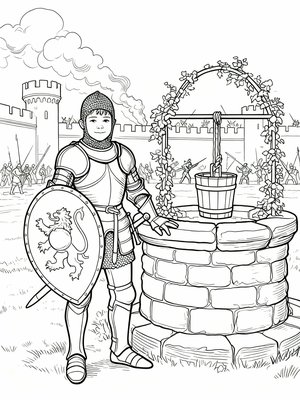 Impressionist Painting - B&W