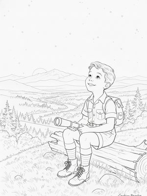 Vintage Storybook - B&W