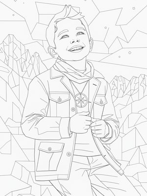 Cubist Painting - B&W