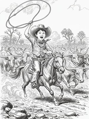 Victorian Illustration - B&W