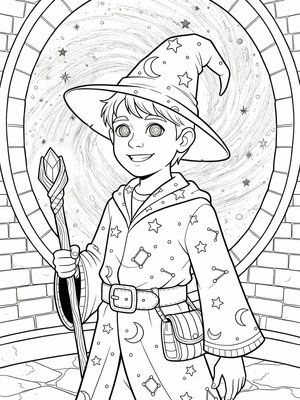 Classic Coloring Book - B&W