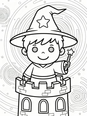 Preschool Simple - B&W