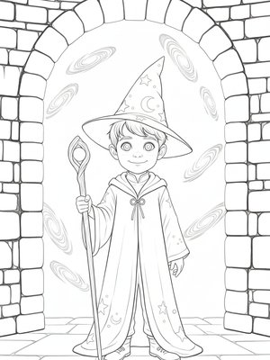 Vintage Storybook - B&W