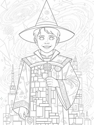 Cubist Painting - B&W