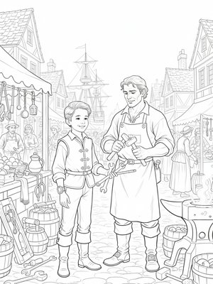 Vintage Storybook - B&W