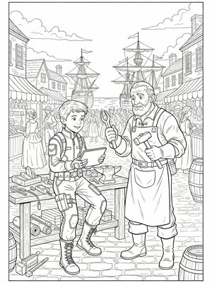 Classic Coloring Book - B&W