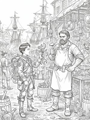 Victorian Illustration - B&W