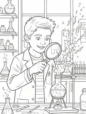 Classic Coloring Book - B&W