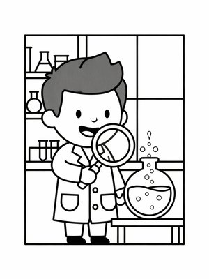 Preschool Simple - B&W