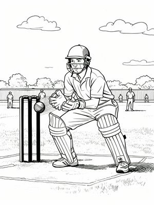 Impressionist Painting - B&W