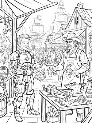 Cubist Painting - B&W