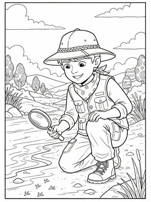 Classic Coloring Book - B&W