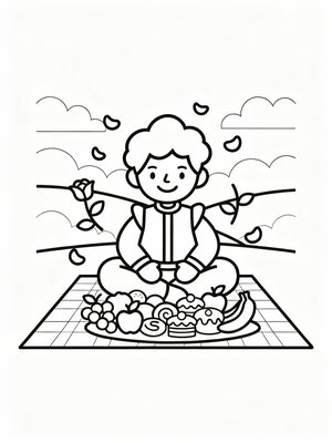 Preschool Simple - B&W