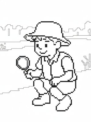 Pixel Art - B&W