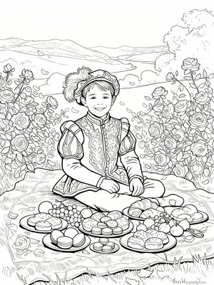 Impressionist Painting - B&W