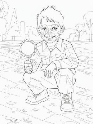 Cubist Painting - B&W