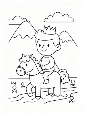 Preschool Simple - B&W