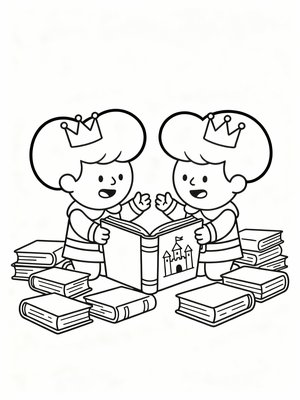 Preschool Simple - B&W