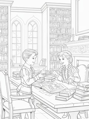 Vintage Storybook - B&W