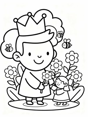 Preschool Simple - B&W