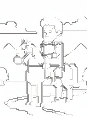 Pixel Art - B&W