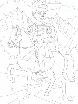 Cubist Painting - B&W