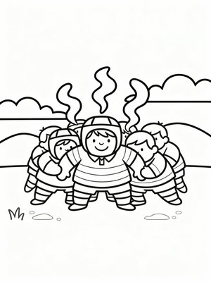 Preschool Simple - B&W