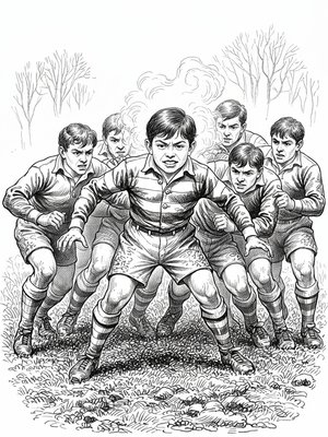 Victorian Illustration - B&W