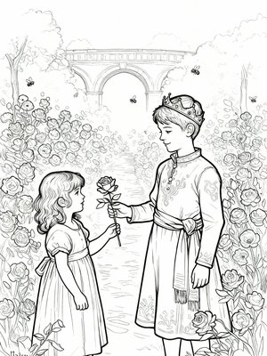 Impressionist Painting - B&W