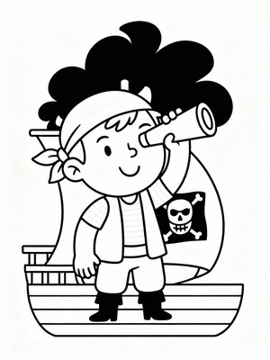 Preschool Simple - B&W