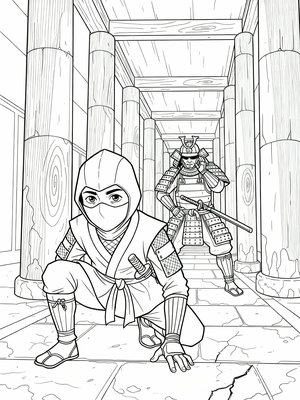 Classic Coloring Book - B&W