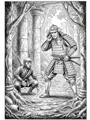 Victorian Illustration - B&W