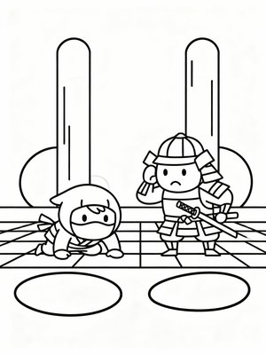 Preschool Simple - B&W