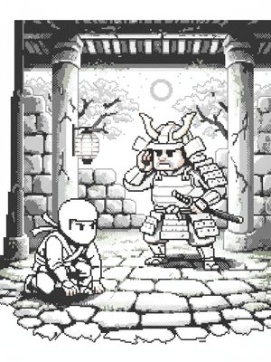Pixel Art - B&W