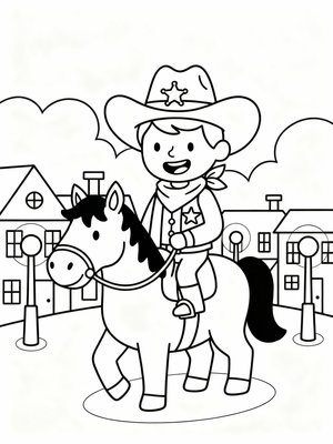 Preschool Simple - B&W