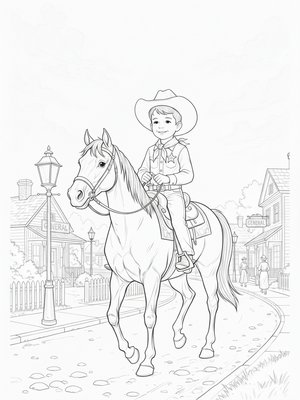 Vintage Storybook - B&W