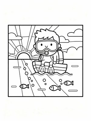 Preschool Simple - B&W