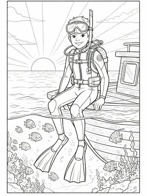 Classic Coloring Book - B&W