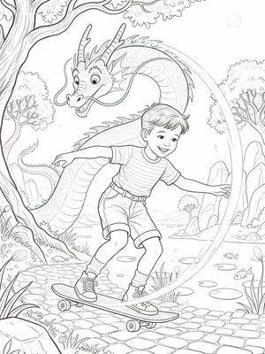 Vintage Storybook - B&W