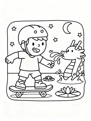 Preschool Simple - B&W