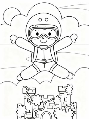 Preschool Simple - B&W